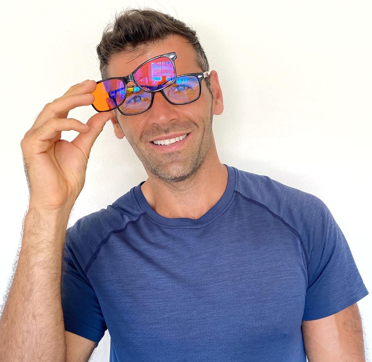 CLASSIC DAY & NIGHT MAGNETIC SNAP-ON SET - Premium Blue Light Blocking Glasses, Clear Lens, Block Blue Light from Gaming PC, Smartphone w/FREE $497 Training Course (Tortoise Shell, Regular)