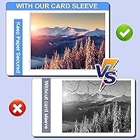 Vista 3 de Sherr 2 piezas protectores rígidos para impresión de 18 x 24 pulgadas, protectores de láminas de plástico duro transparente, fundas para póster