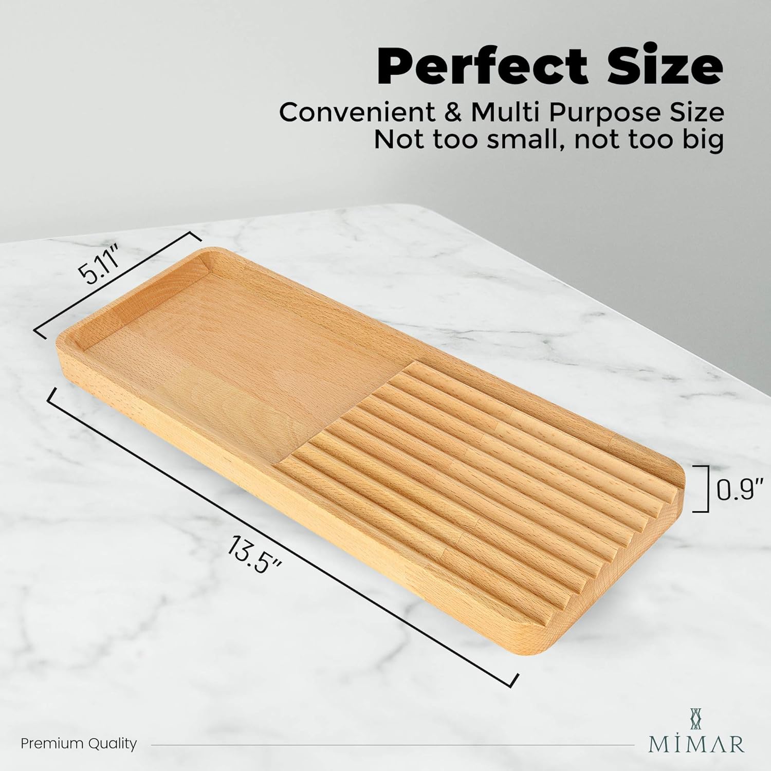 Super Sale 🛒 Cheese Board - Small Wooden Platter - MultiPurpose Beech Wood Serving Tray, Organic Coffee Boards - Gift Idea