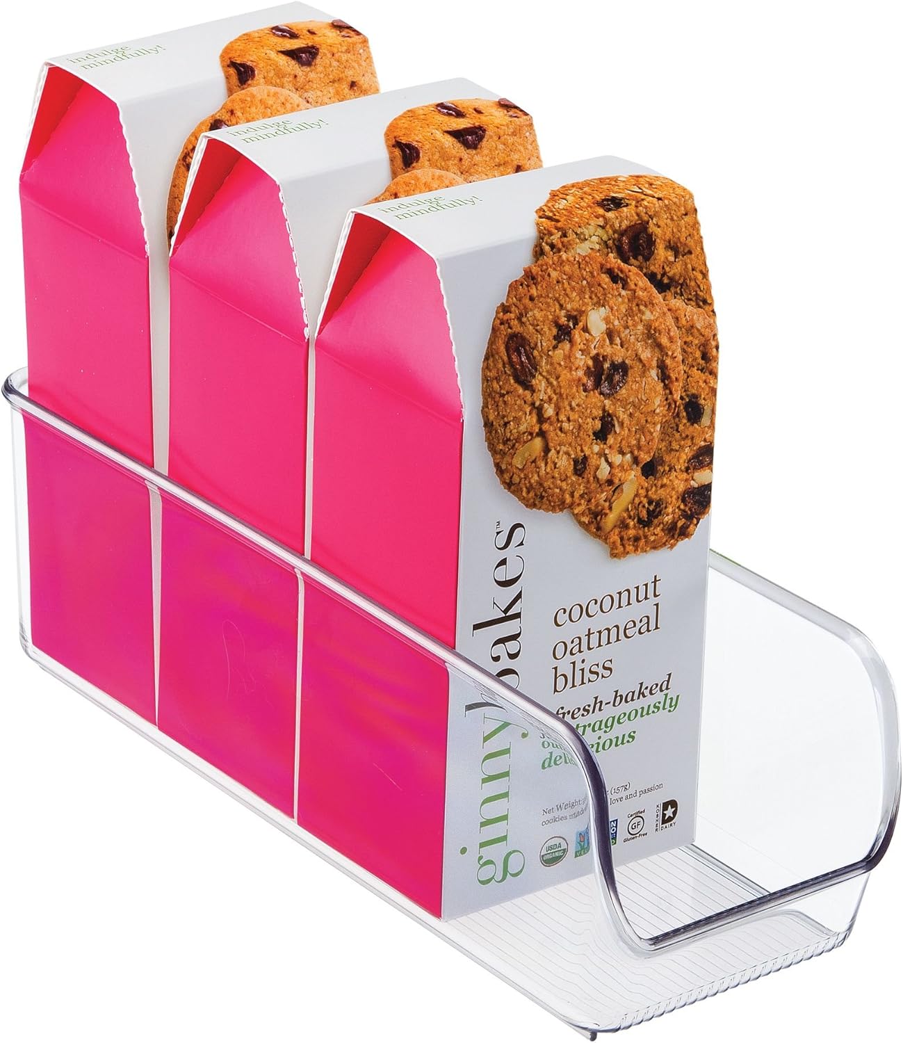 iDesign Fridge Organiser, Stackable Storage Container , Small BPAfree