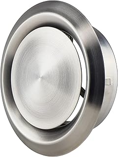 Vanne ronde en acier inoxydable - 160 mm