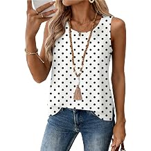 Rapbin Summer Tank Tops 2026 Summer Spring Tops Women Linen Top Cute Clothes Crewneck Cotton Flowy Tank Top Beach Clothes
