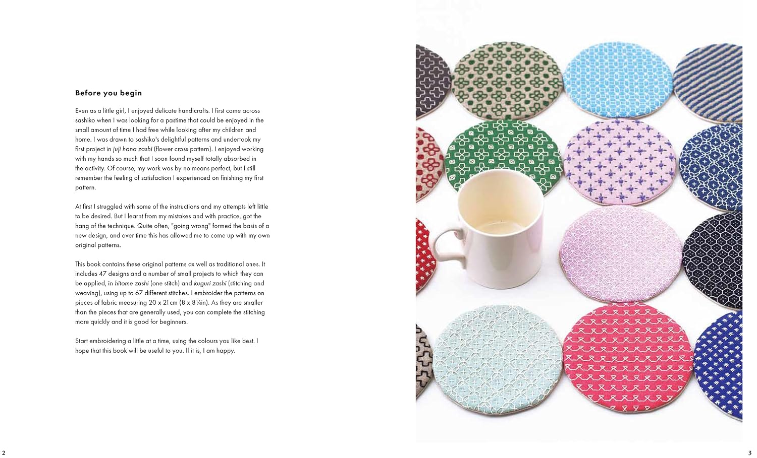 Colourful Sashiko: Includes 47 vibrant designs, basic techniques and stunning projects