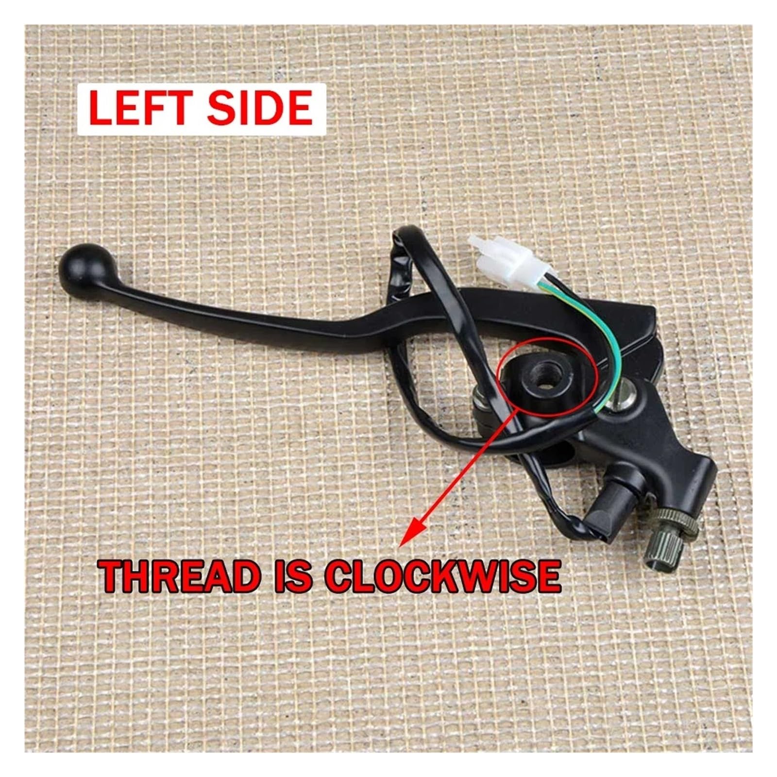 Motorradkupplung Motorrad YBR125 Bremssattel für Hauptbremszylinder für Yamaha 125cc YBR 125(Left-Side)