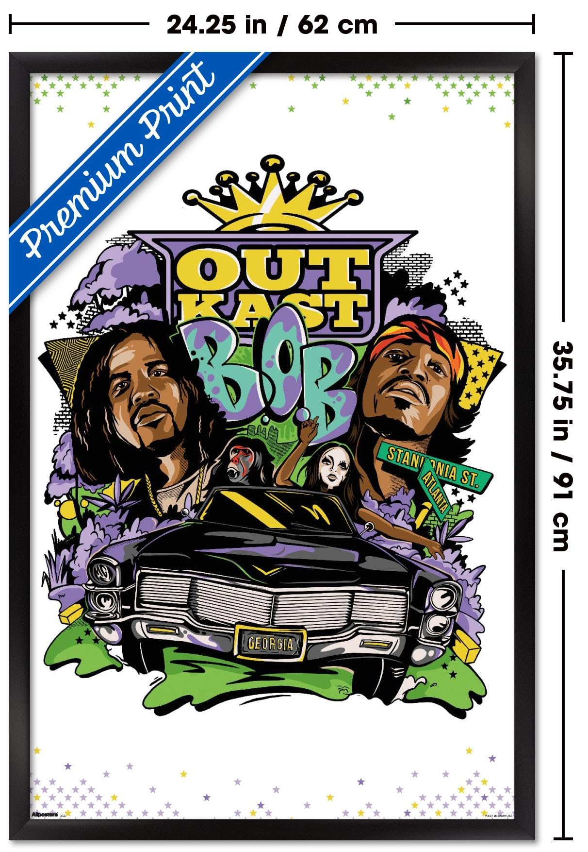 Amazon.com: Outkast - Illustrated Wall Poster, 34L