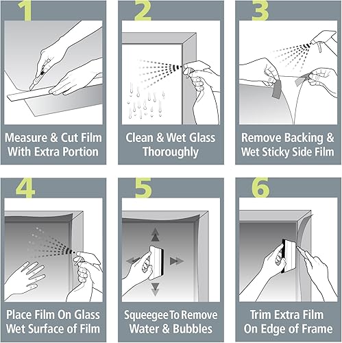 Miniatura 8 de BDF NA50 - Película para ventana con control solar y rechazo de calor, color negro natural 50 (luz) - 24 pulgadas x 24 pies