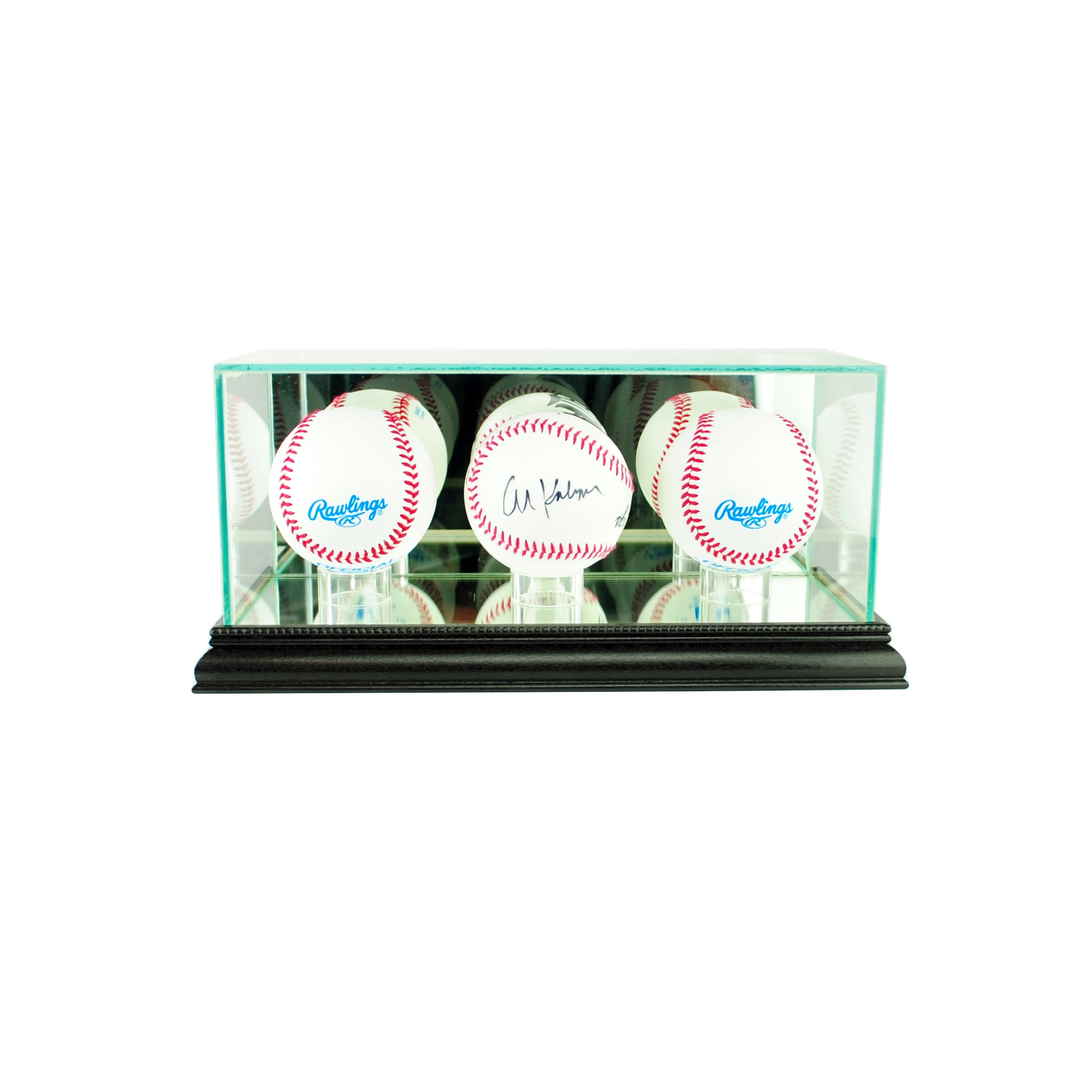 MLB Triple Baseball Glass Display Case