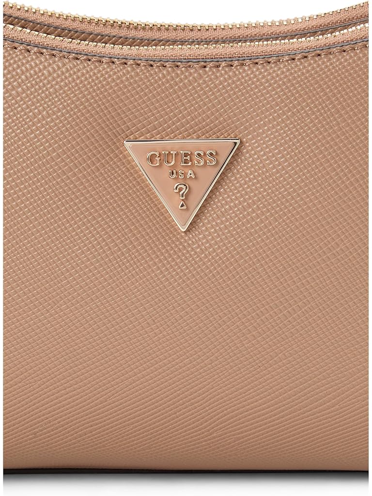 Brown GUESS Noelle Ii 3 Compartment Crossbody