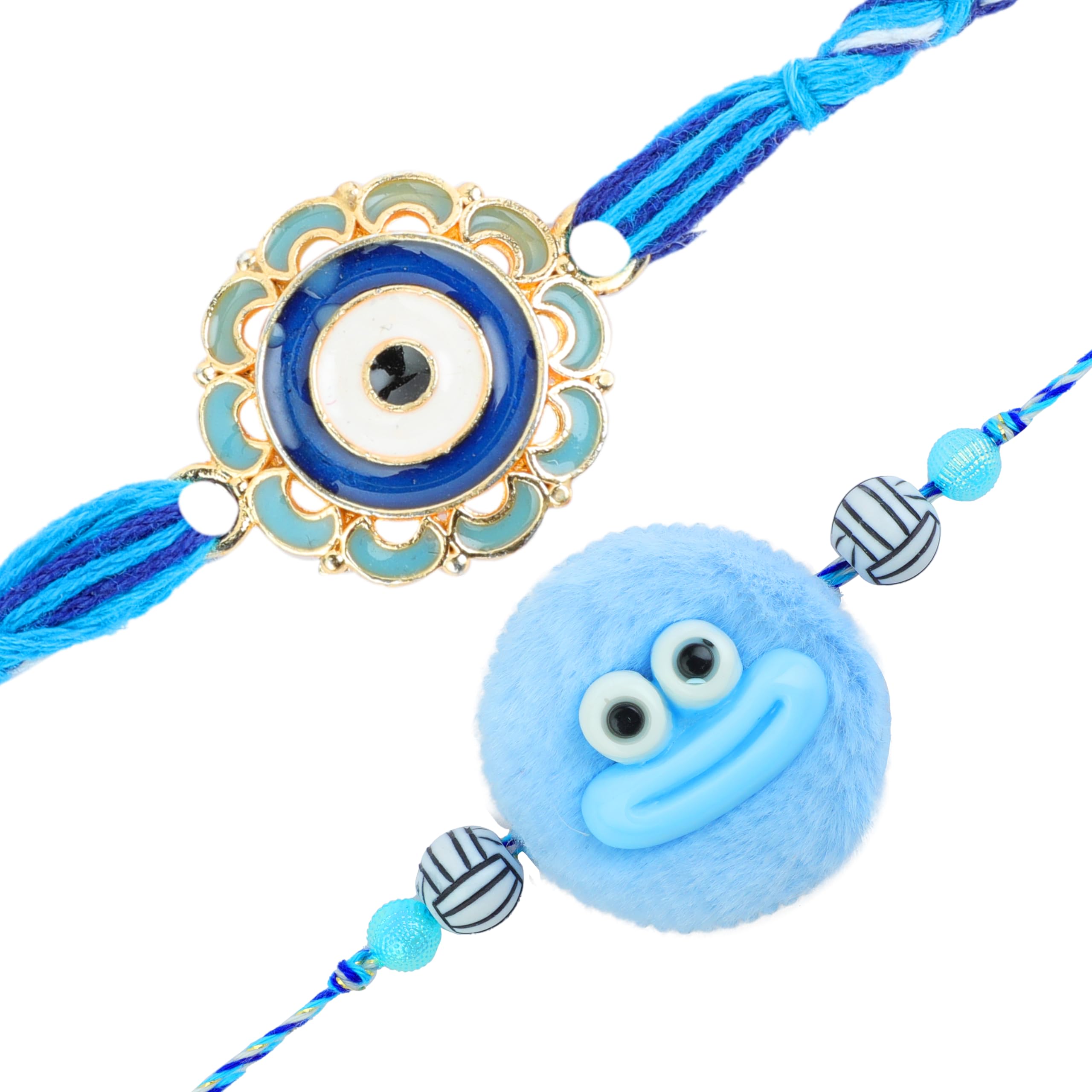 Rakhi Bhaiya Bhabhi Veera Rakhi Set Rakhi Lumba Set With Dora