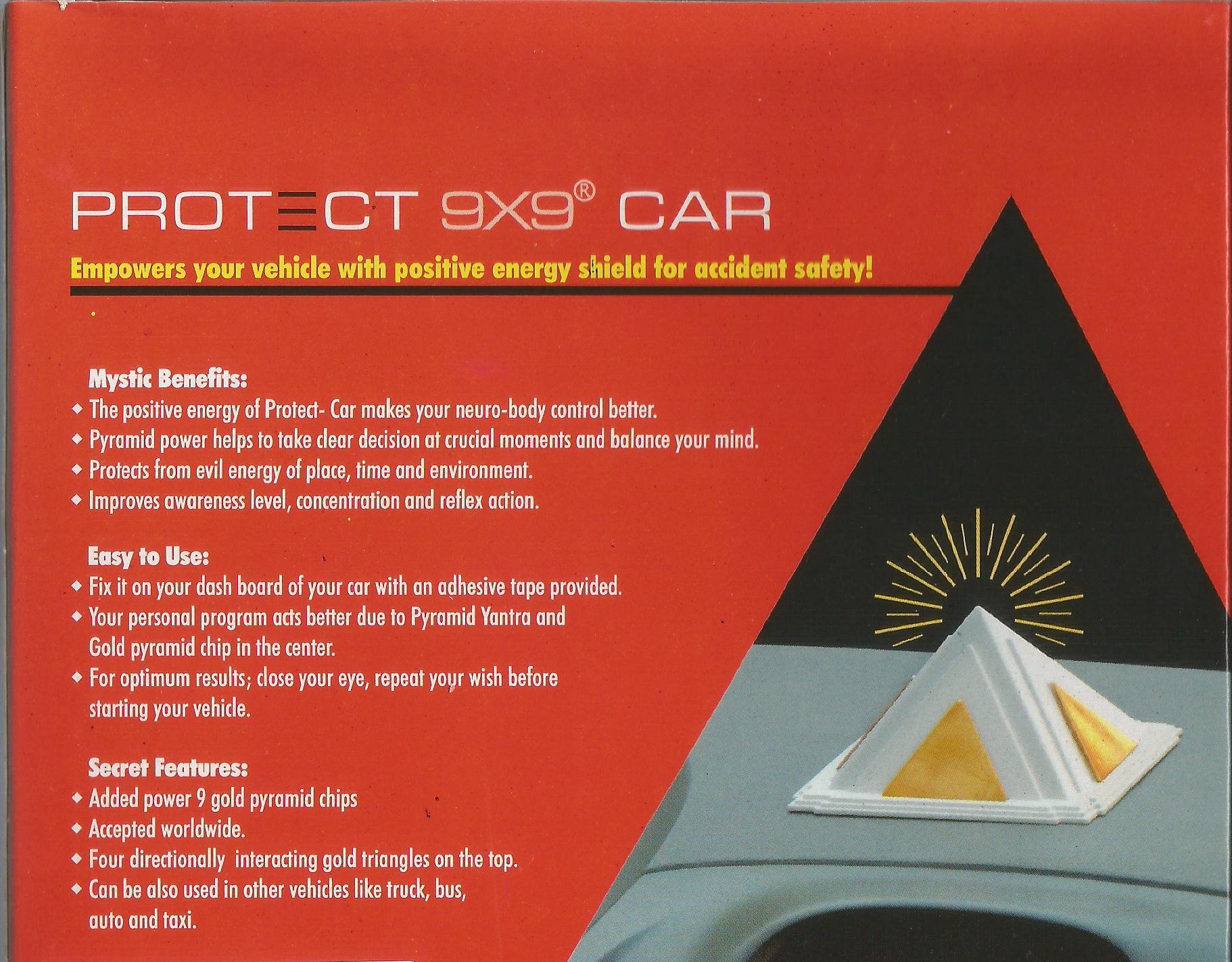 Jiten Pyramid Car Protect 9X 9 Pyramid Chip (5 x 15.5 x 15.5 cm)-image-45