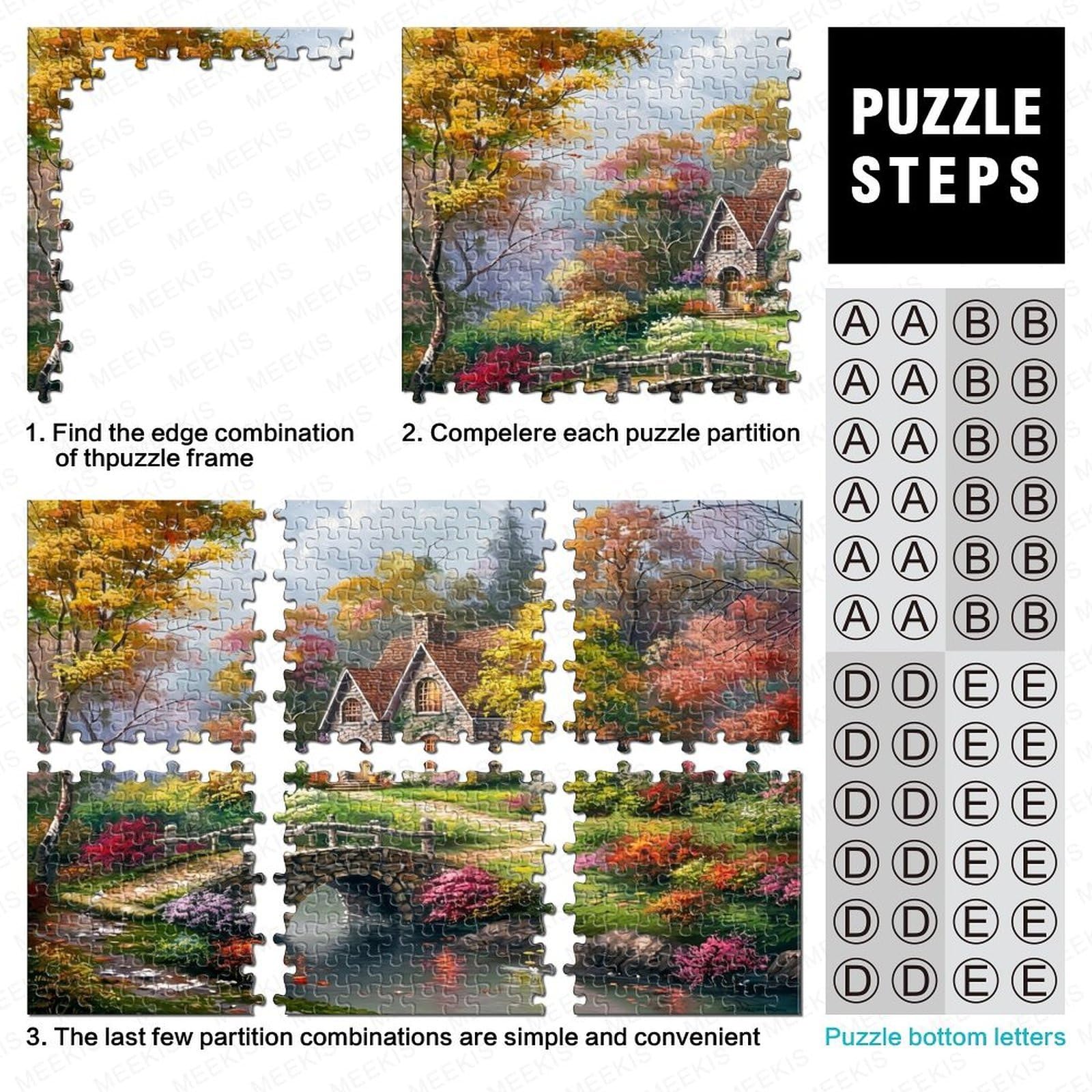 Puzzle 1000 Piezas Casa De Campo Antigua – Rompecabezas Premium De Cartón Reciclado, Medidas 70x50 Cm, Ideal Para Relajarse En Pareja O En Familia, Regalo Original