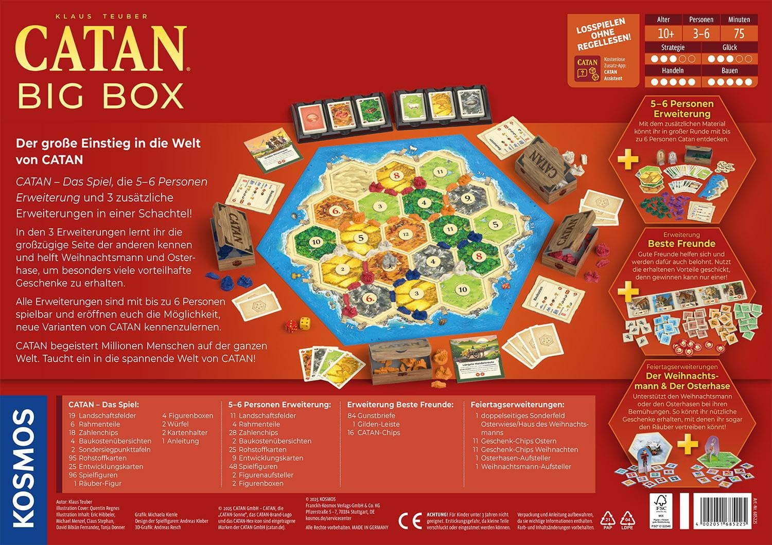 Kosmos Catan Big Box 2025: Spiel