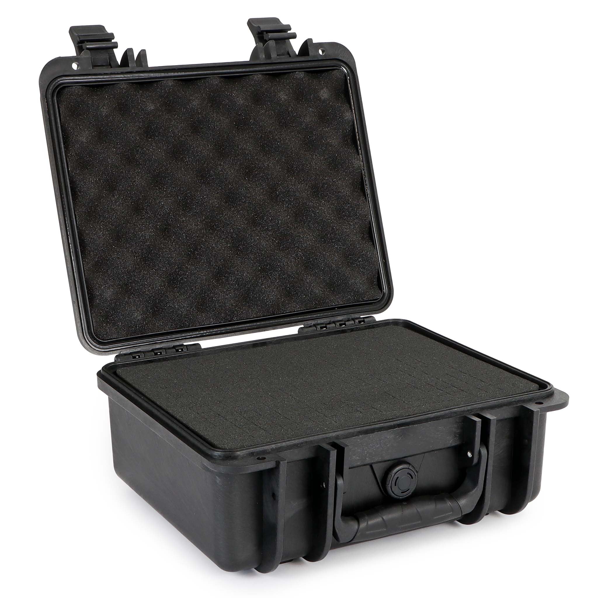 Wiltec Black Multipurpose Carry Case 34 X 31 X 15.2Cm, Spacious Storage Case, Toolbox Made Of Pp Plastic And Fibreglass, Perfect For Tools, Cameras And Delicate Items