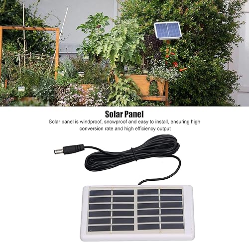 Miniatura 3 de Panel solar, 1.2 W, 6 V, 9 V, ligero, portátil, cristales de polisilicio, panel de cargador solar, a prueba de viento, a prueba de nieve, panel