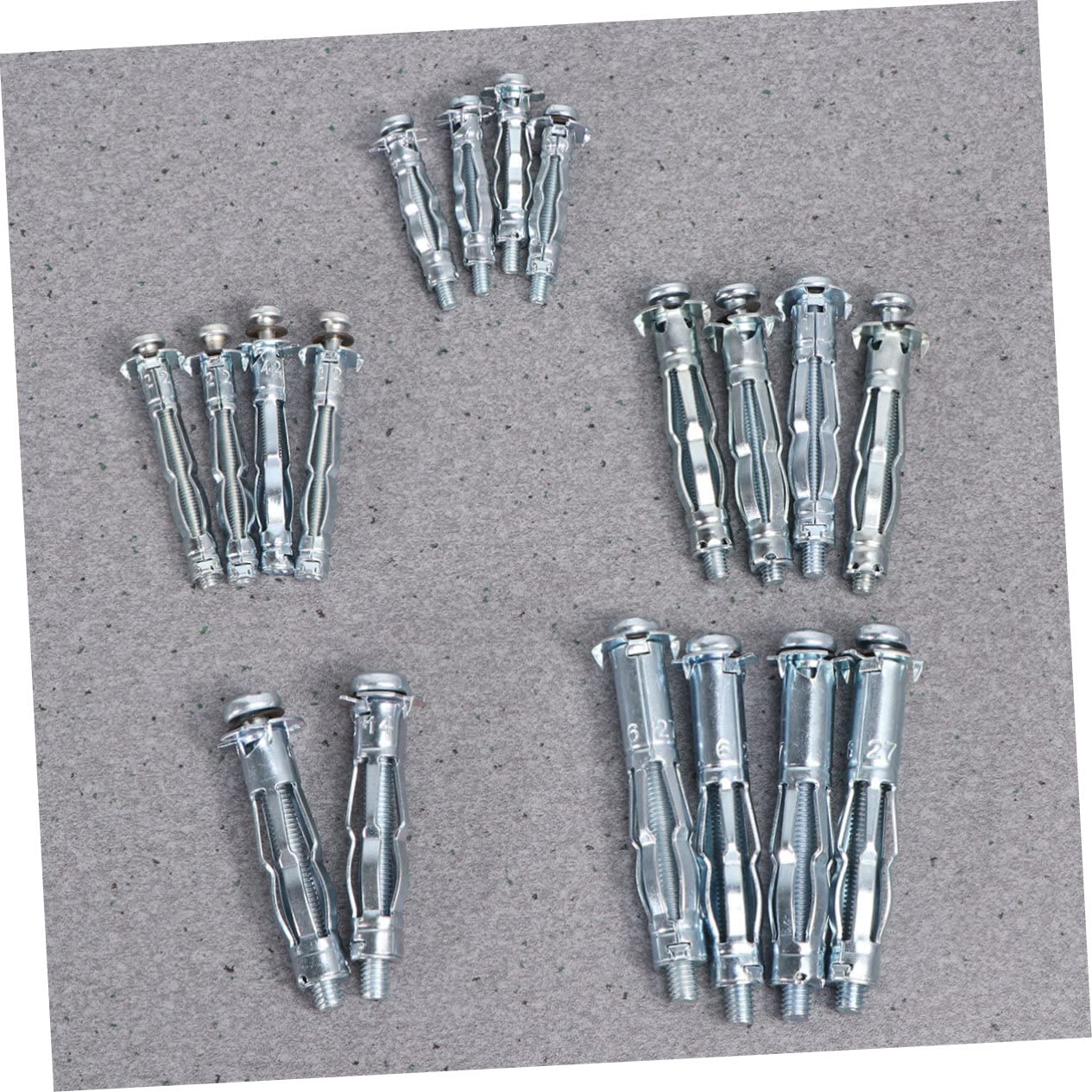 19stücke Teiliges Hohlraum-dübel-set Mit Einstellwerkzeug Für Gipskartonplatten Hochbelastbare Metallanker Zum Einfachen Befestigen Von Bildern Und Gardinenschienen Montagezange