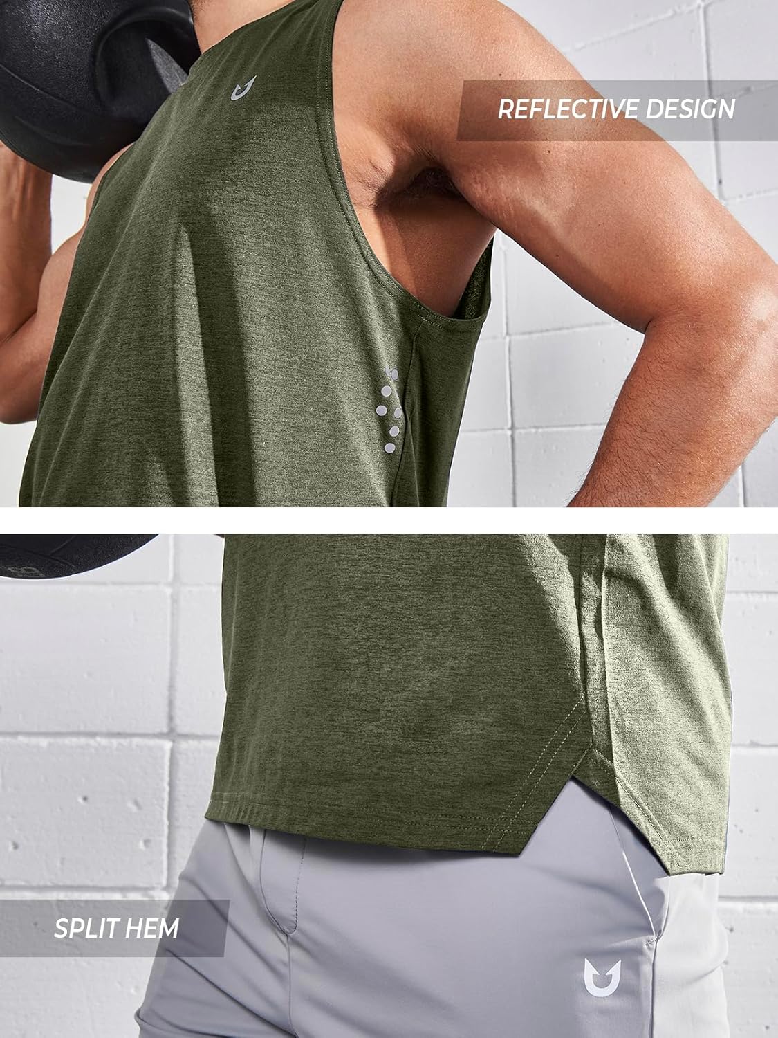 NORTHYARD Mens Tank Top Workout Running Shirts Sleeveless Quick Dry Muscle Shirts Athletic Gym Vest - Image 5