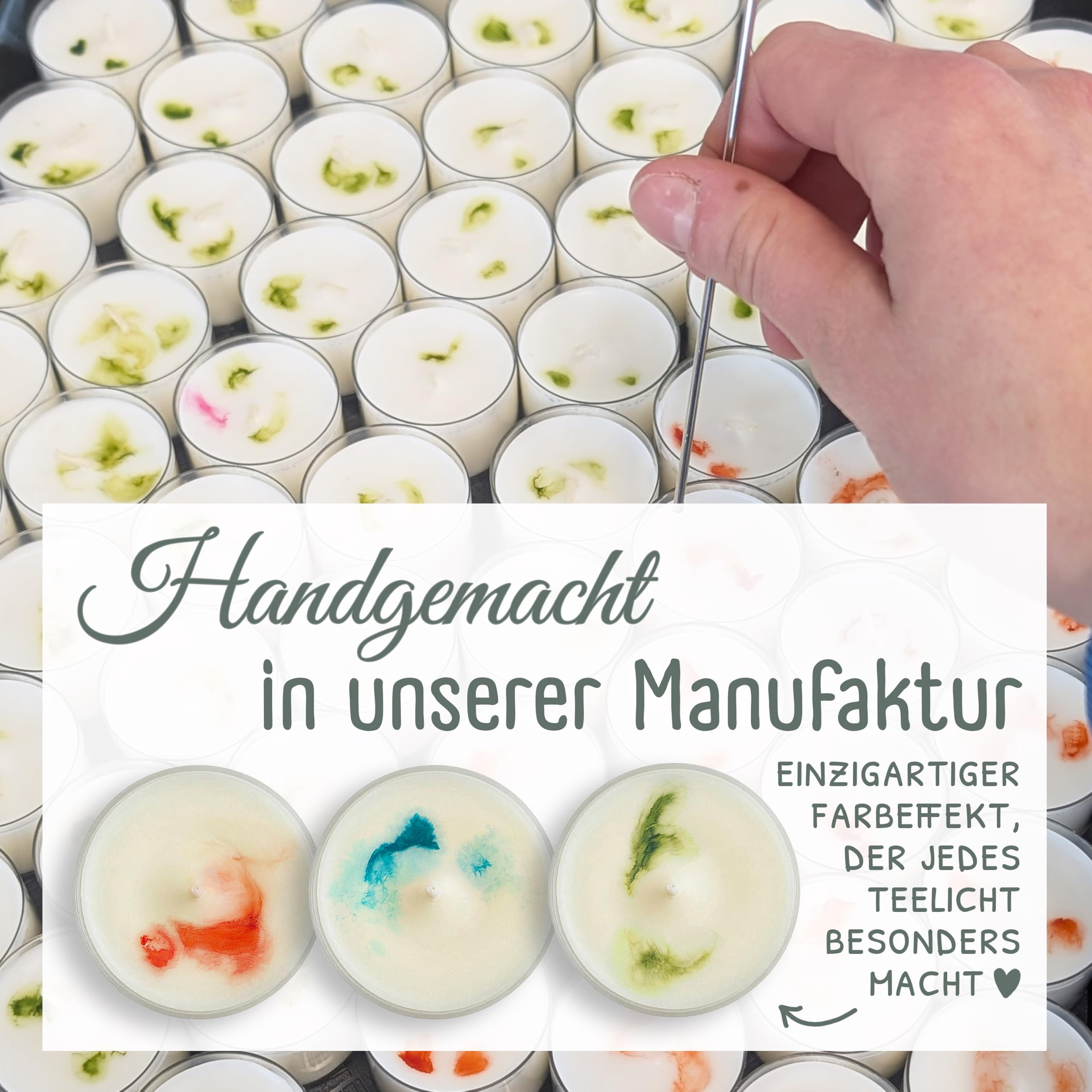 Gastgeschenke Hochzeit 36x Teelichter mit Spruch Schön dass du da bist | Boho Bohemian Stil, Hochzeit vegane Mitgebsel, Tischdeko, Gastgeschenk für Gäste, wie Glückskekse,handgemacht in Berlin