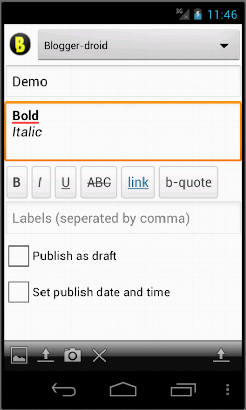 Blogger-droid (Ad-free):Amazon.com:Appstore for Android