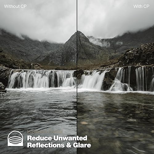 Miniatura 8 de PolarPro - Filtro Polarizador Circular (CP) - 3.228 in – Vidrio CinemaSeries Premium, Recubrimiento Antireflejante, Marco de Aluminio Ultra-Duradero
