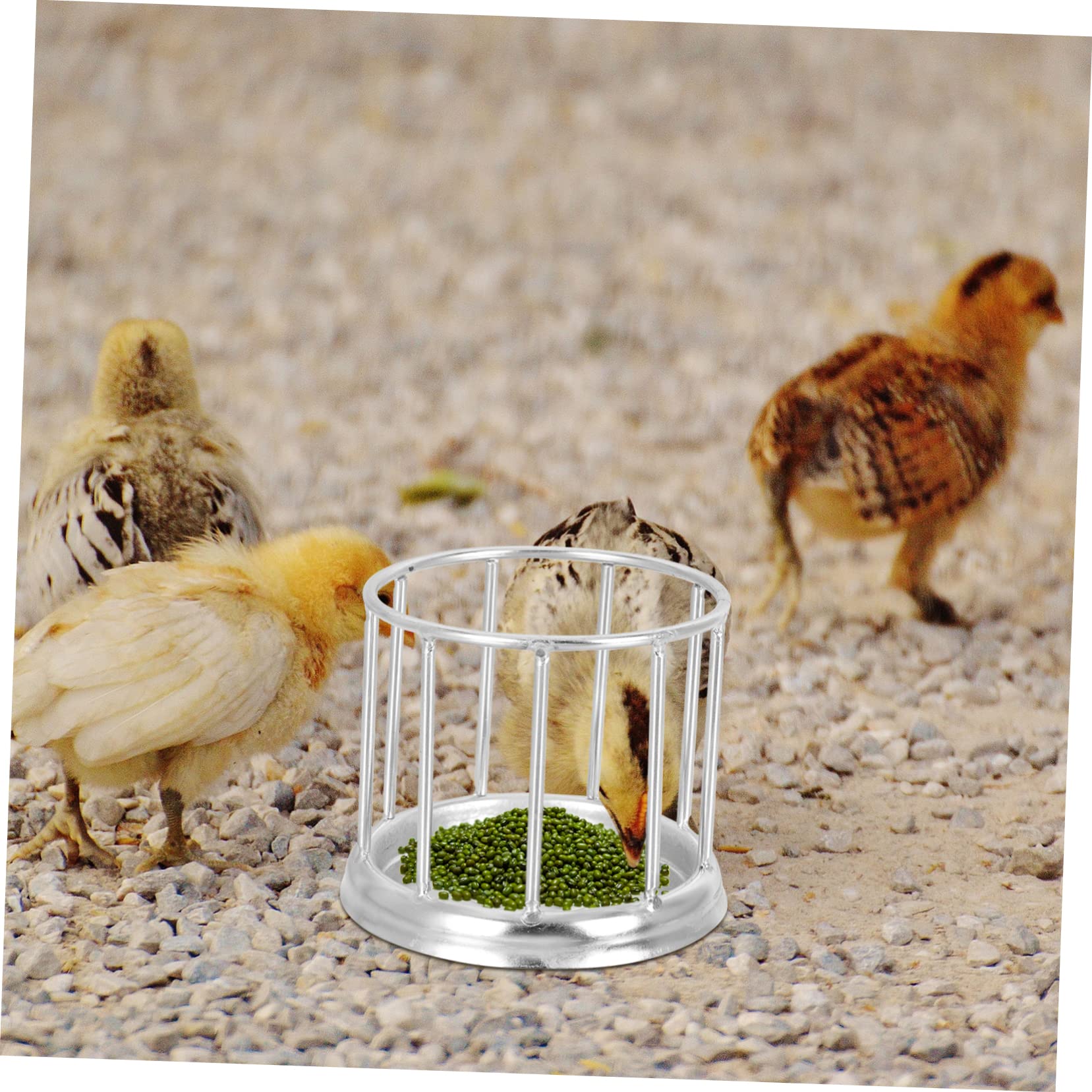Mipcase 2pezzi Mangiatoia Acciaio Inossidabile per Tartarughe e Rettili Ciotola per Alimentazione Compatta e Facile da Pulire Design Resistente e Liscio Contenitore per Cibo per Animali