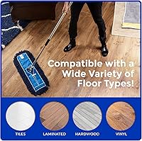 Vista 6 de Nine Forty Cabezal de repuesto de nailon de alta calidad de 36 pulgadas, repuesto de cabezal de trapeador resistente para limpieza industrial