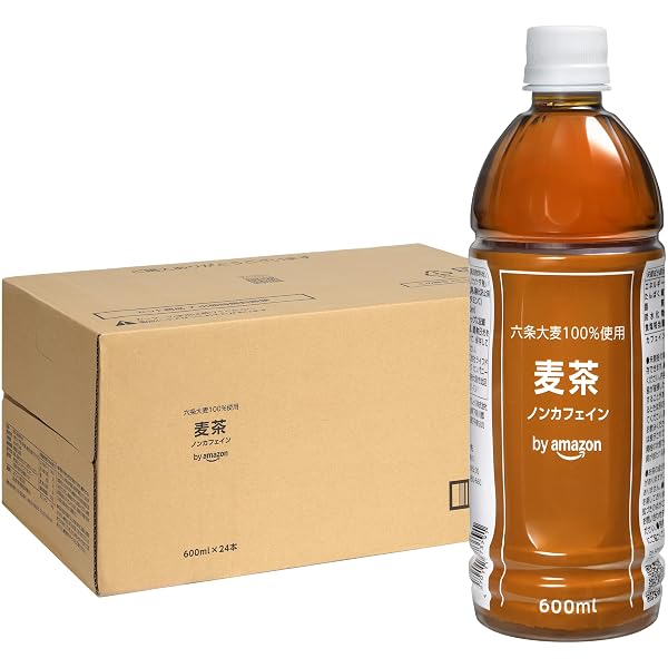 by Amazon 麦茶 600ml x 24本