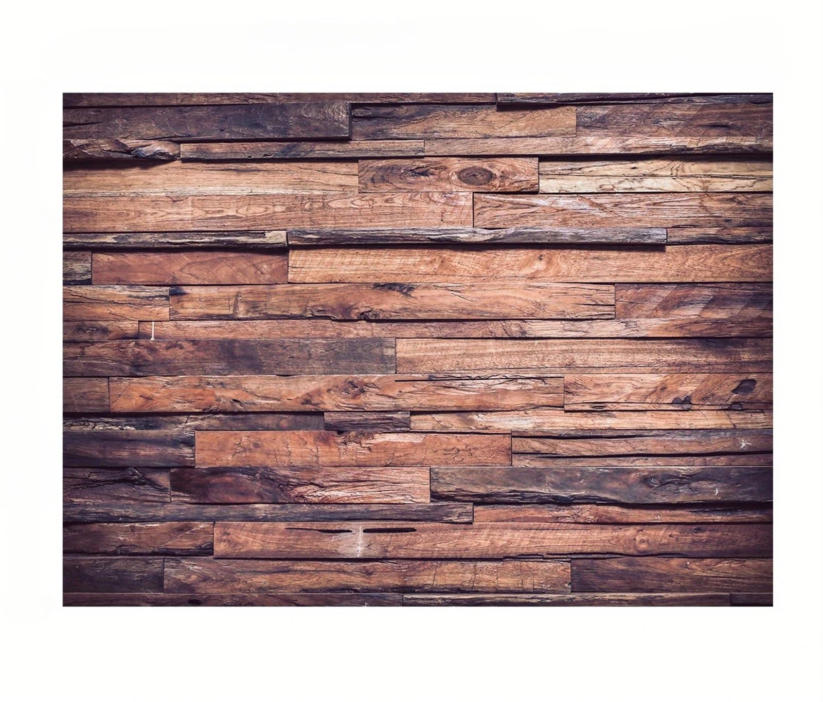Obrus ​​w stylu vintage z drewna słojowego do domowych restauracji, wesel, pikników, kempingu, urodzinowego obrusu dekoracyjnego(100x160cm 39x63inch)
