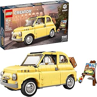 LEGO 10271 Fiat 500 Modellauto, Set für Teenager und Erwachsene, Spielzeugauto, Sammlerstück, tolle Geschenkidee