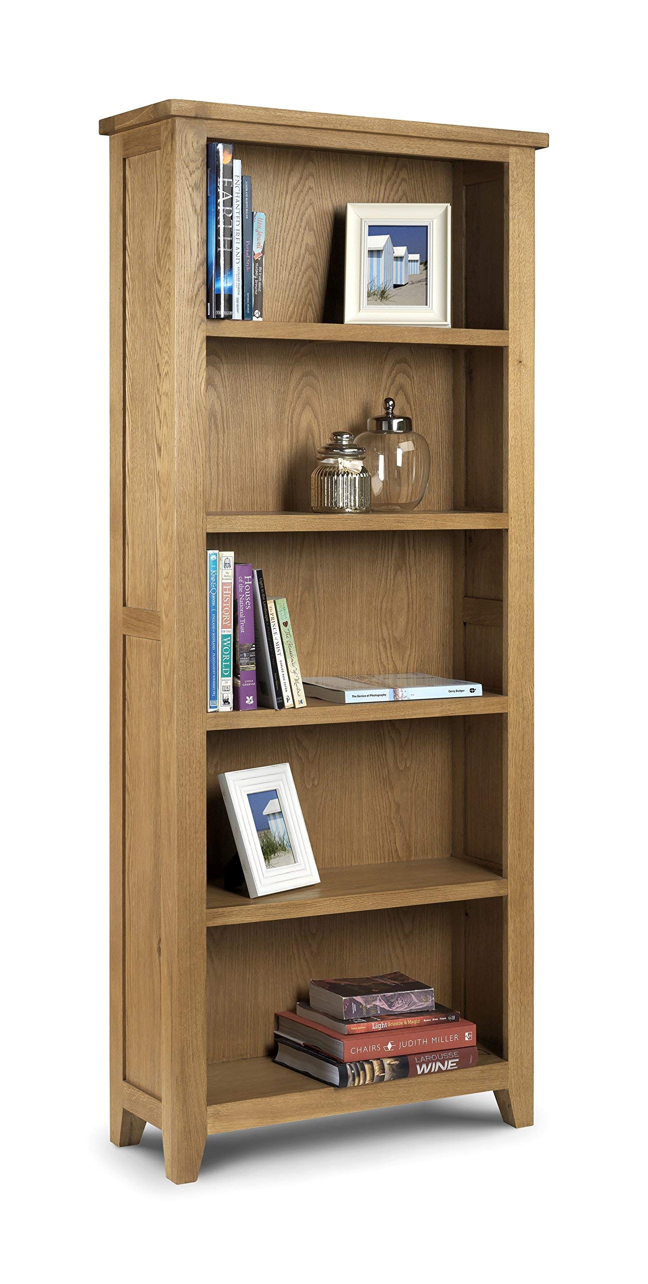 Julian Bowen Astoria Tall Bookcase, Oak