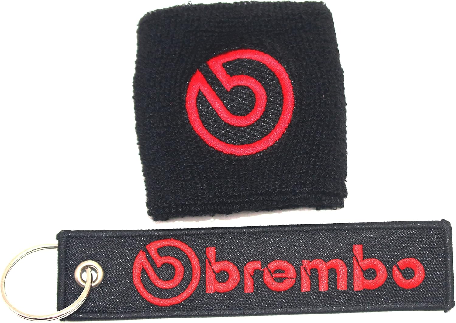 LYXMTBK Motorcycle Brake Reservoir Sock Cover with Keychain