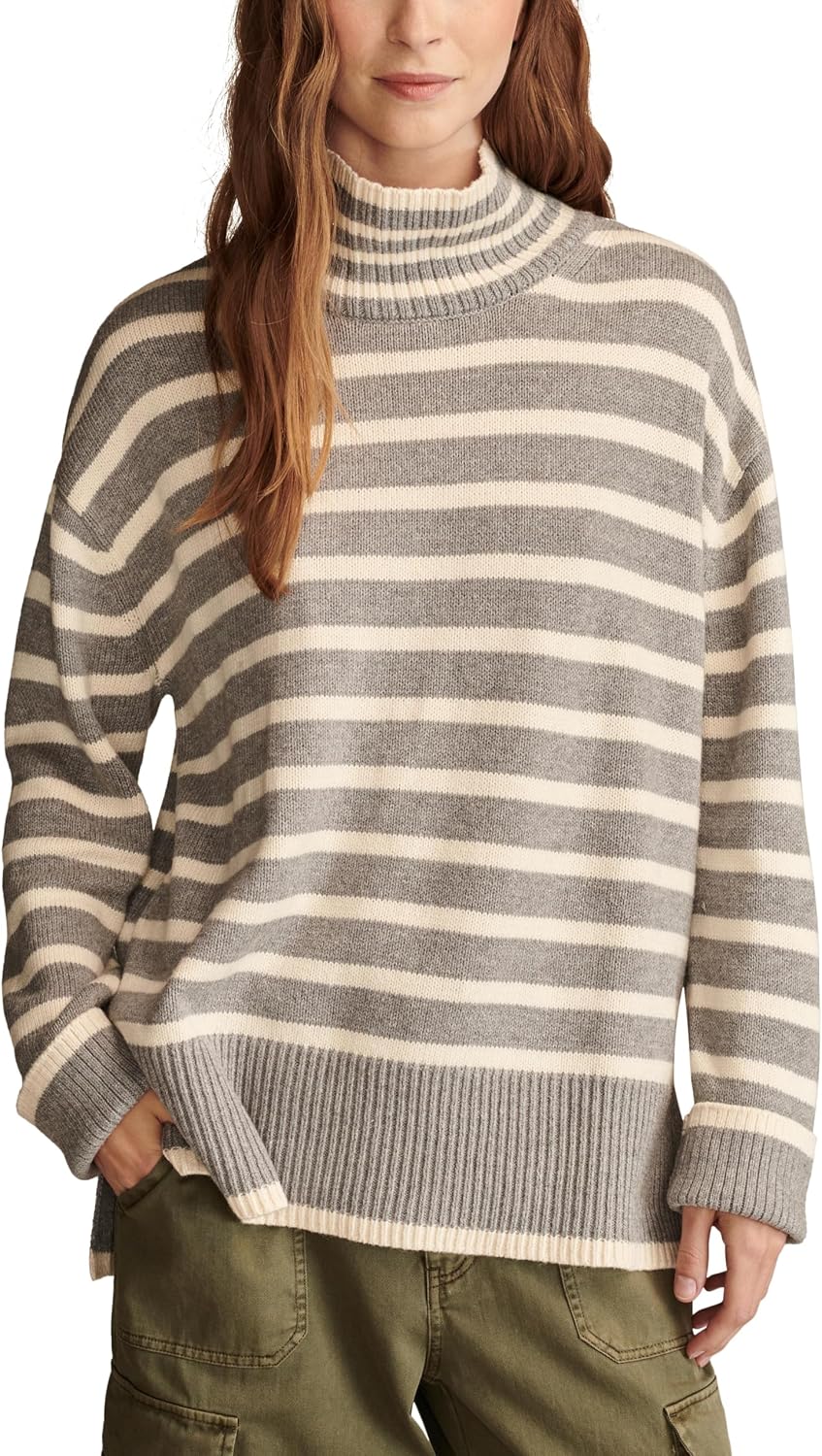 Lucky Brand Women's Mock Neck Tunic