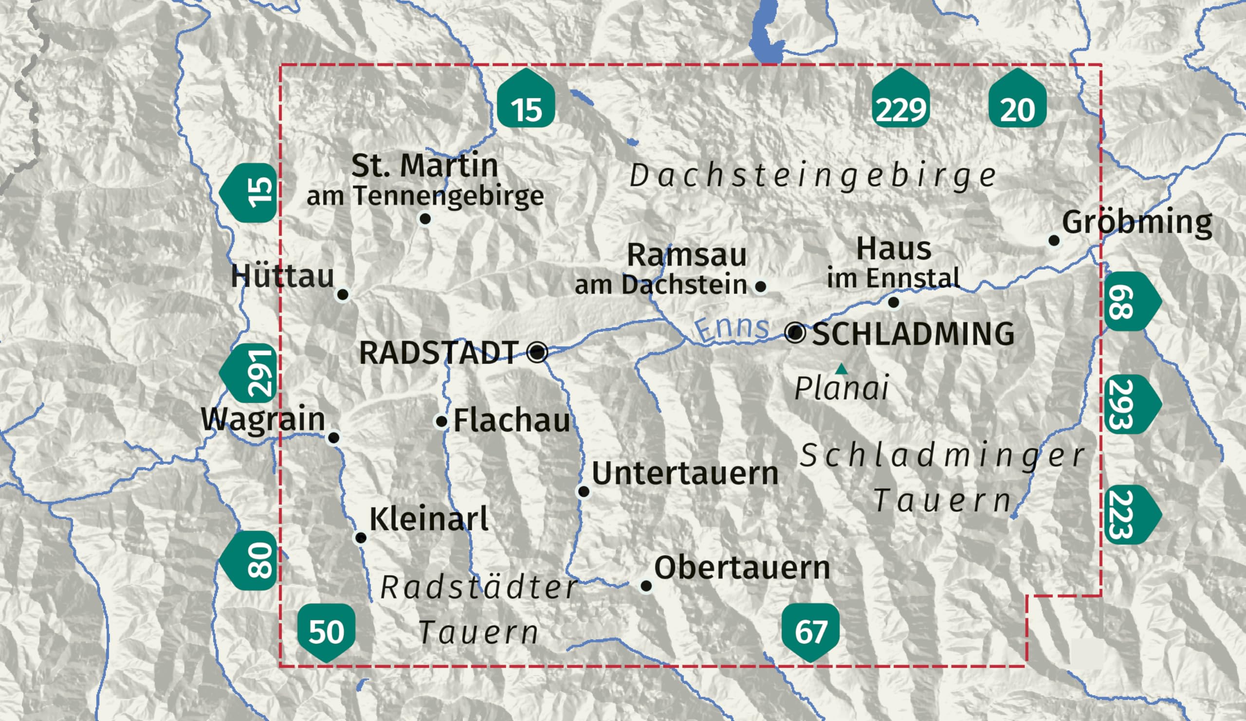 KOMPASS Wanderkarte 31 Radstadt, Schladming, Flachau 1:50.000: Wander- und Fahrradkarte in einem - inklusive Offline-Verwendung in der KOMPASS-App. Wander-& Radwege. Skitouren. Langlaufen. Reiten.