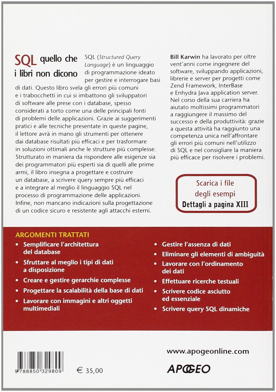 SQL. Quello che i libri non dicono