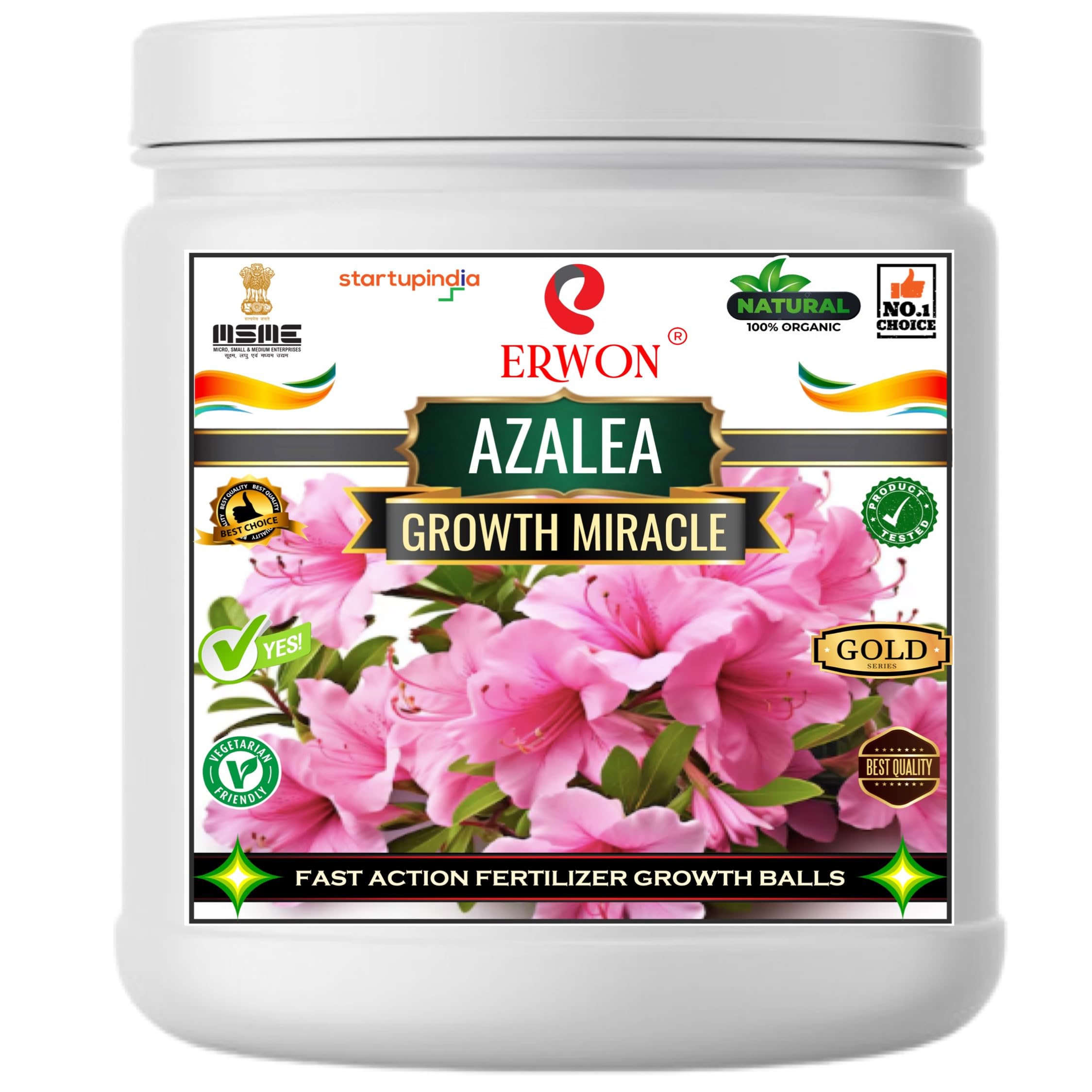 Erwon® Azalea GROWTH MIRACLE Fertilizer, Fast Action Organic Granules for rapid Growth and Heavy Flowering. (400 gm)-image-21