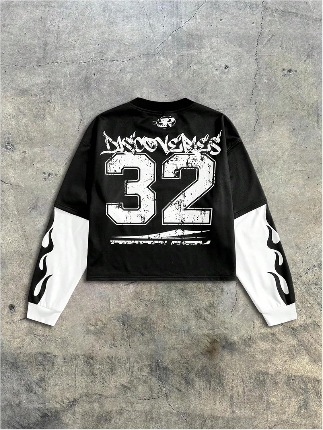 SOLY HUX Men's Y2k Jersey Shirts Number Print Graphic Tees Long Sleeve Crewneck Color Block 2 in 1 T Shirt Streetwear - Image 2