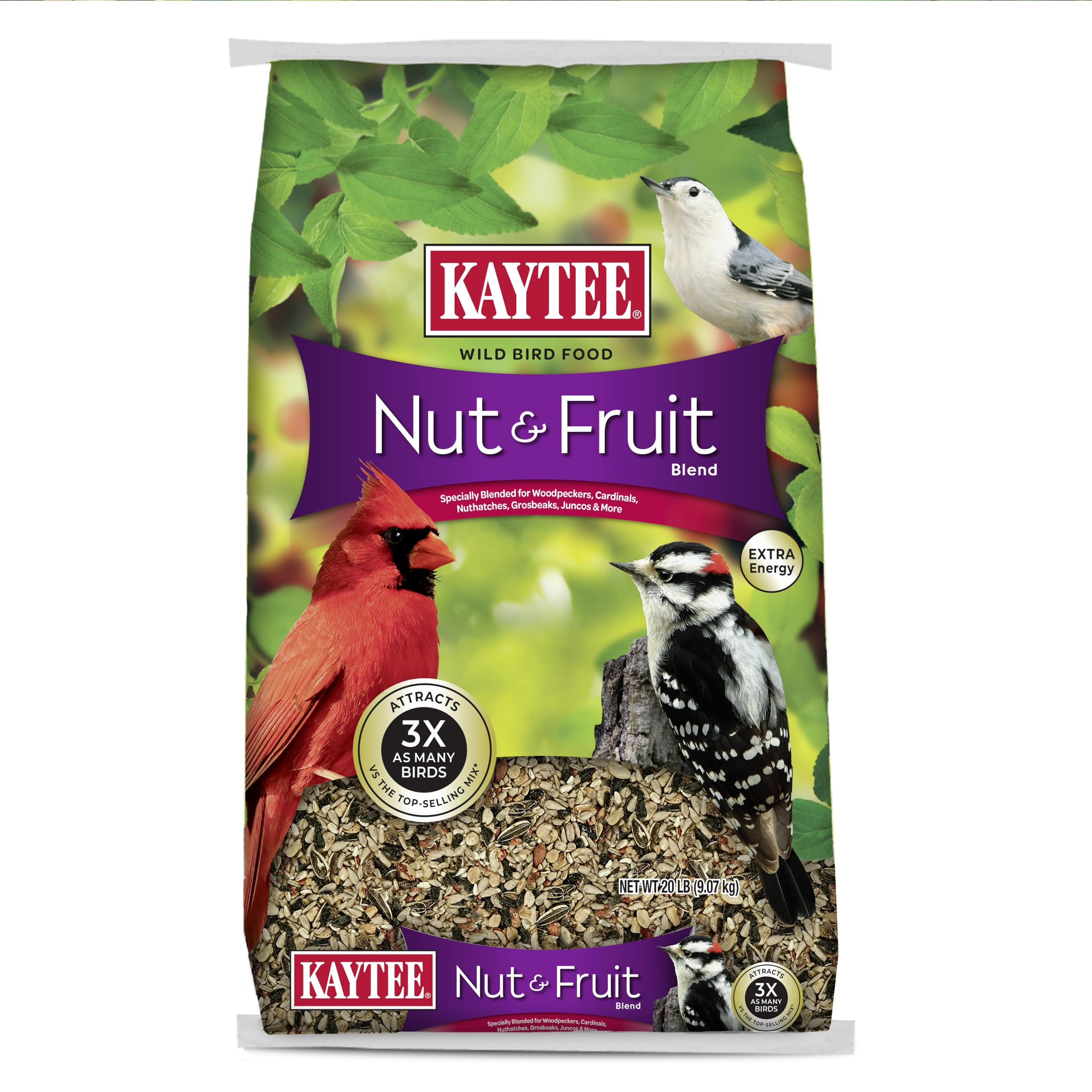 Kaytee Nut and Fruit Blend, 20-Pound 20 Pound (Pack of 1)