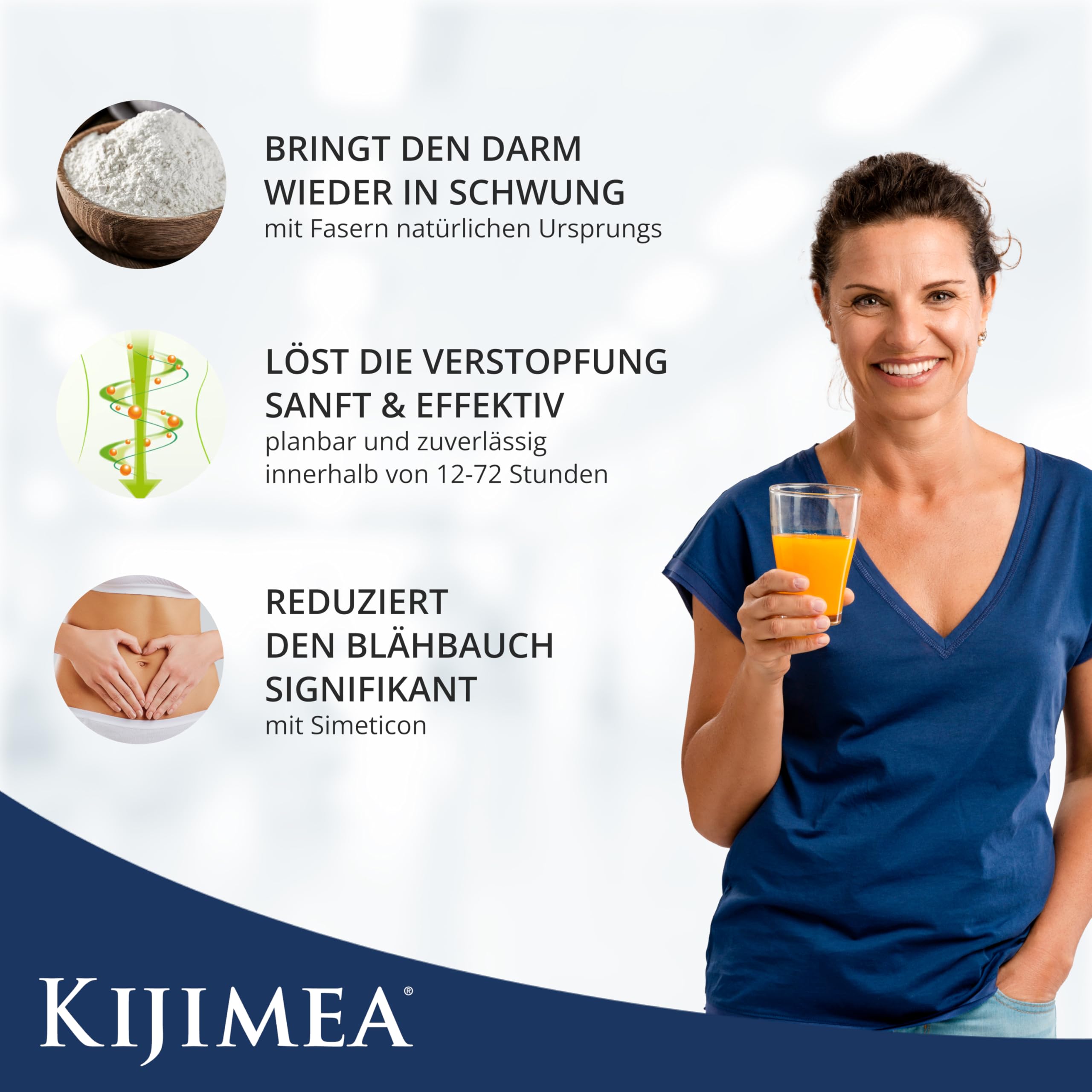 KIJIMEA® Regularis – Bei Verstopfung, träger Verdauung & Blähbauch – sanft & natürlich – effektiv und planbar – vegan, glutenfrei, laktosefrei – 250g