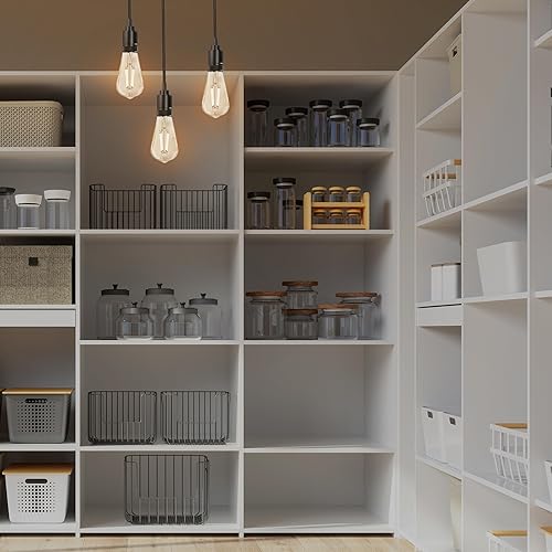 Miniatura 4 de Feit Electric ST19 Bombilla LED Edison vintage, equivalente a 60 W, regulable, luz cálida de 2100 K, 400 lúmenes, bombillas de vidrio ámbar de