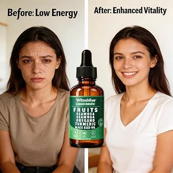 Bitters Liquid Drops, with Sea Moss, Moringa, Turmeric, Black Seed Oil, Oregano, Ashwagandha, Herbal Extracts for Overall Health-Enhancing, 60ml