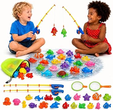 CozyBomB Kit de Pêche Magnétique Géant (30 Animaux Marins)