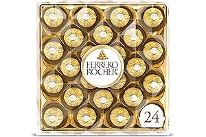 Ferrero Rocher 24-Piece Gift Box: Premium Chocolate Hazelnut Truffles for Bhai Dooj