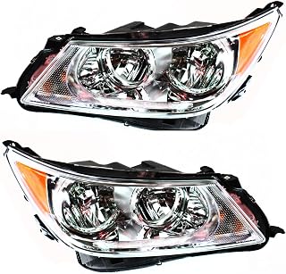 Driver and Passenger Side Headlight for Buick LaCrosse 2010-2013 Halogen With bulb(s) CAPA Models Without HID Option, Without Driver Confidence Package Replaces# 20941382 20941383