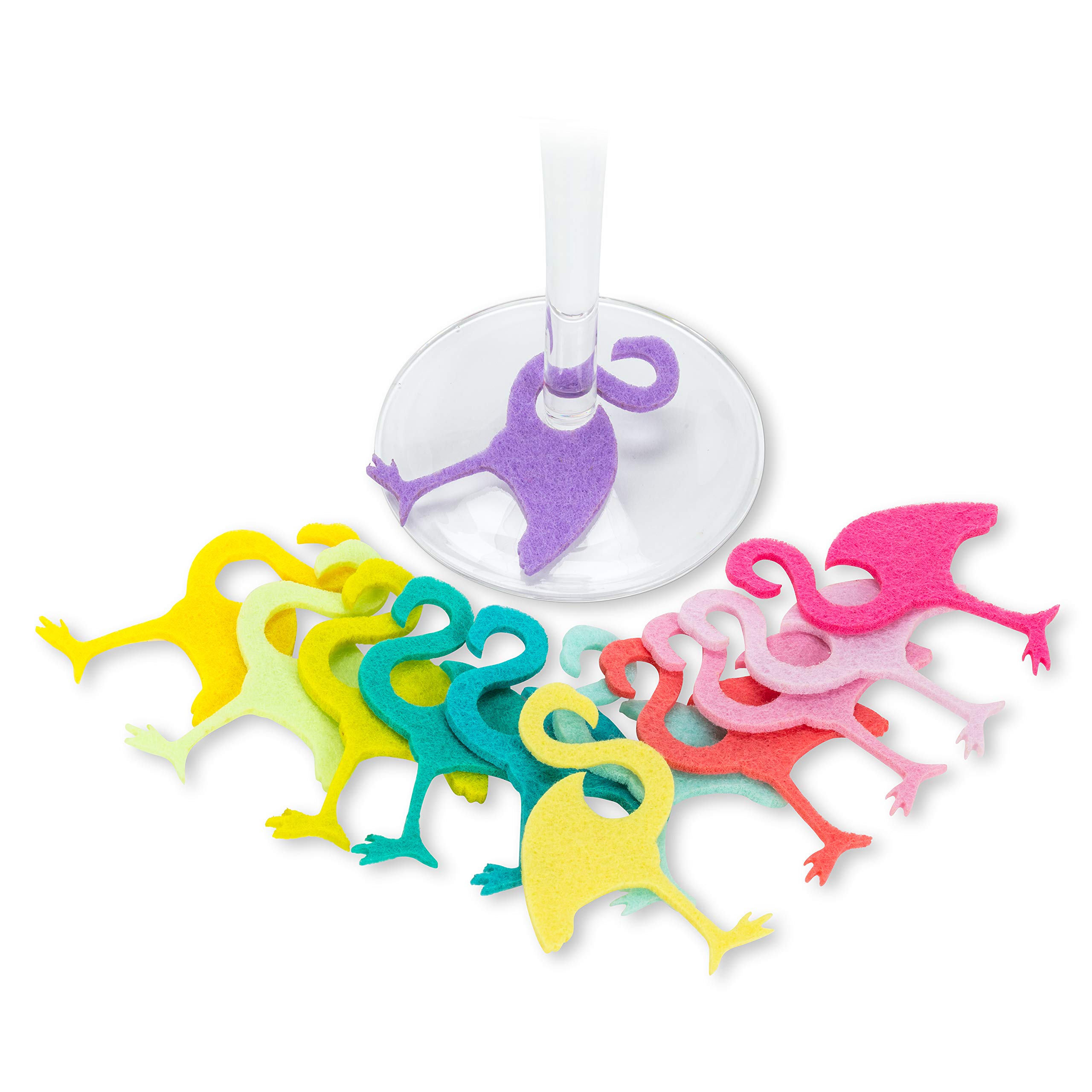 Abbott Collection S/12FlamingoWinecharms-12Asst-2.5