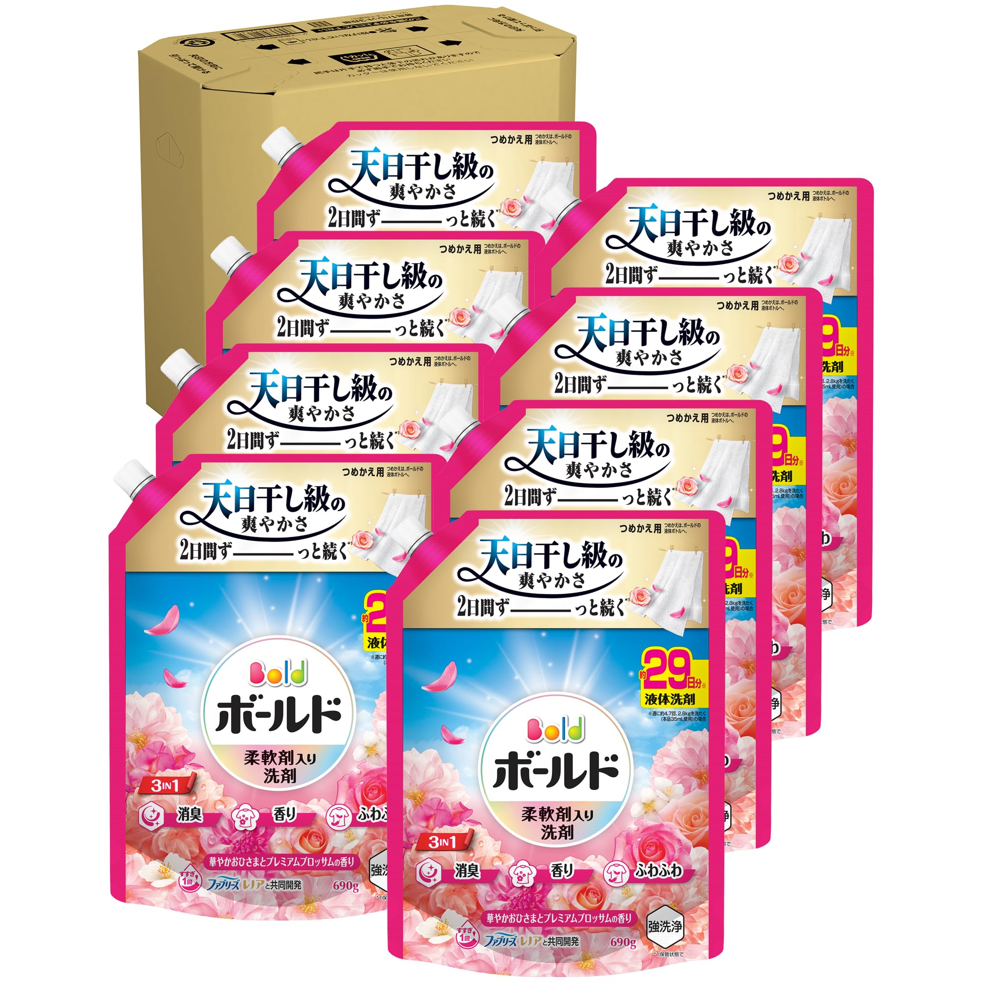 Amazon.co.jp: Bold ボールド 柔軟剤入り 洗濯洗剤 液体 華やか
