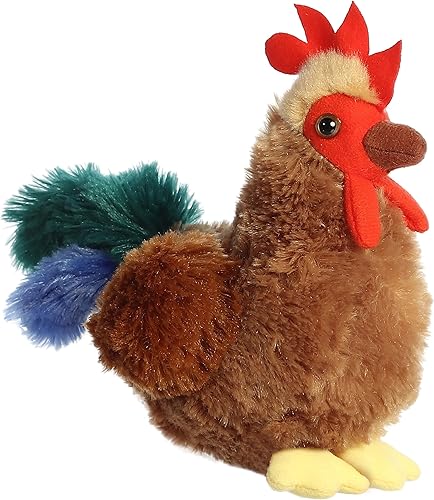 Miniatura 3 de Aurora® - Adorable Mini Flopsie™ gallo Cocky™ - Animal de peluche, facilidad para jugar, compañero eterno - Marrón, 6 pulgadas