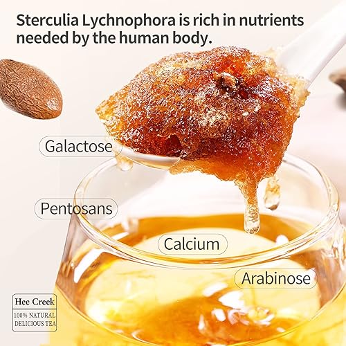 Miniatura 5 de Hee Creek Malva Nut Dried Sterculia Lychnophora 5.3oz150g Dry Pang Da Hai, Pangdahai seco, té de hierbas chino Va bien con madreselva y luohanguo