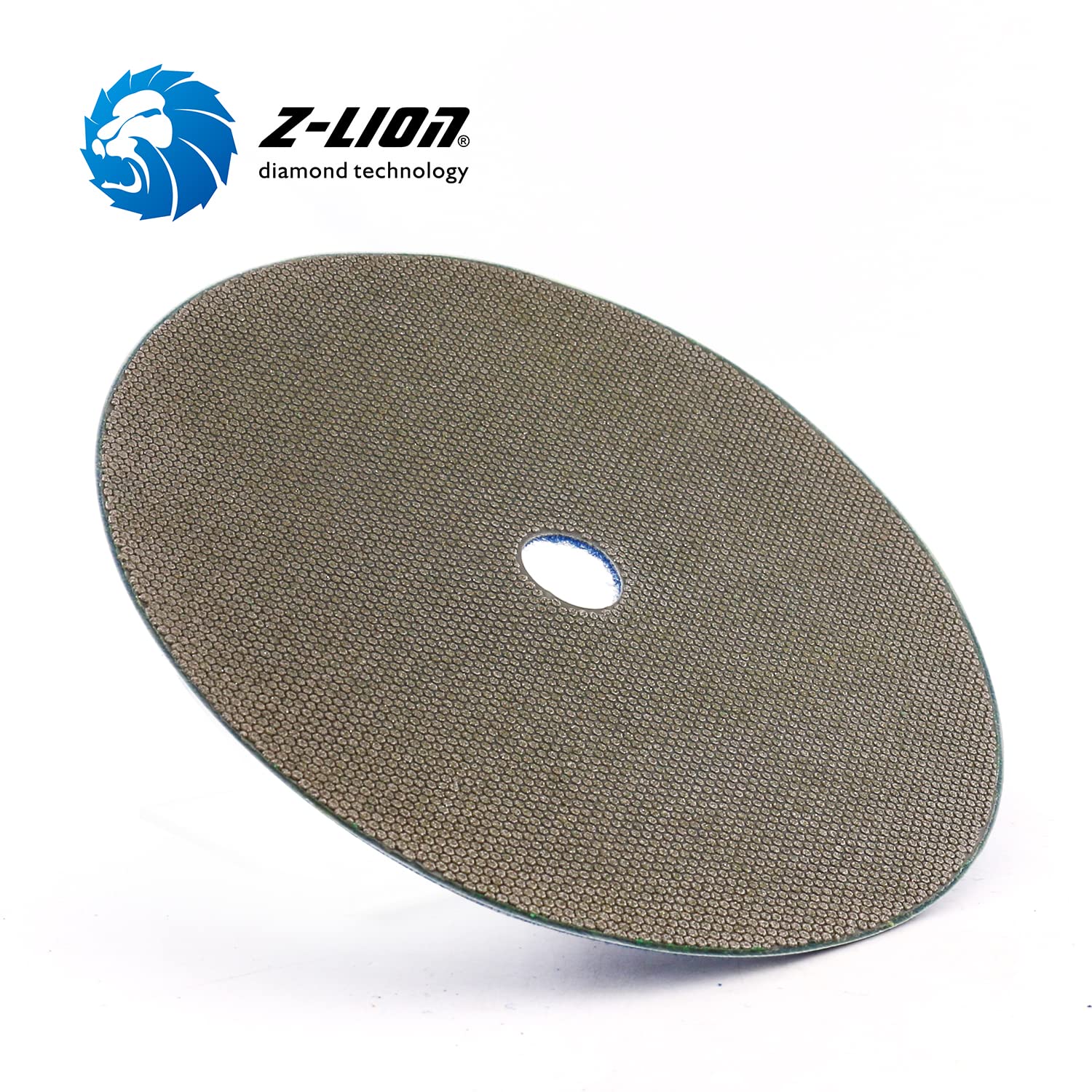 Z-Lion 7 Inches Diamond Polishing Pads Electroplated Grit 60 Professional for Glass