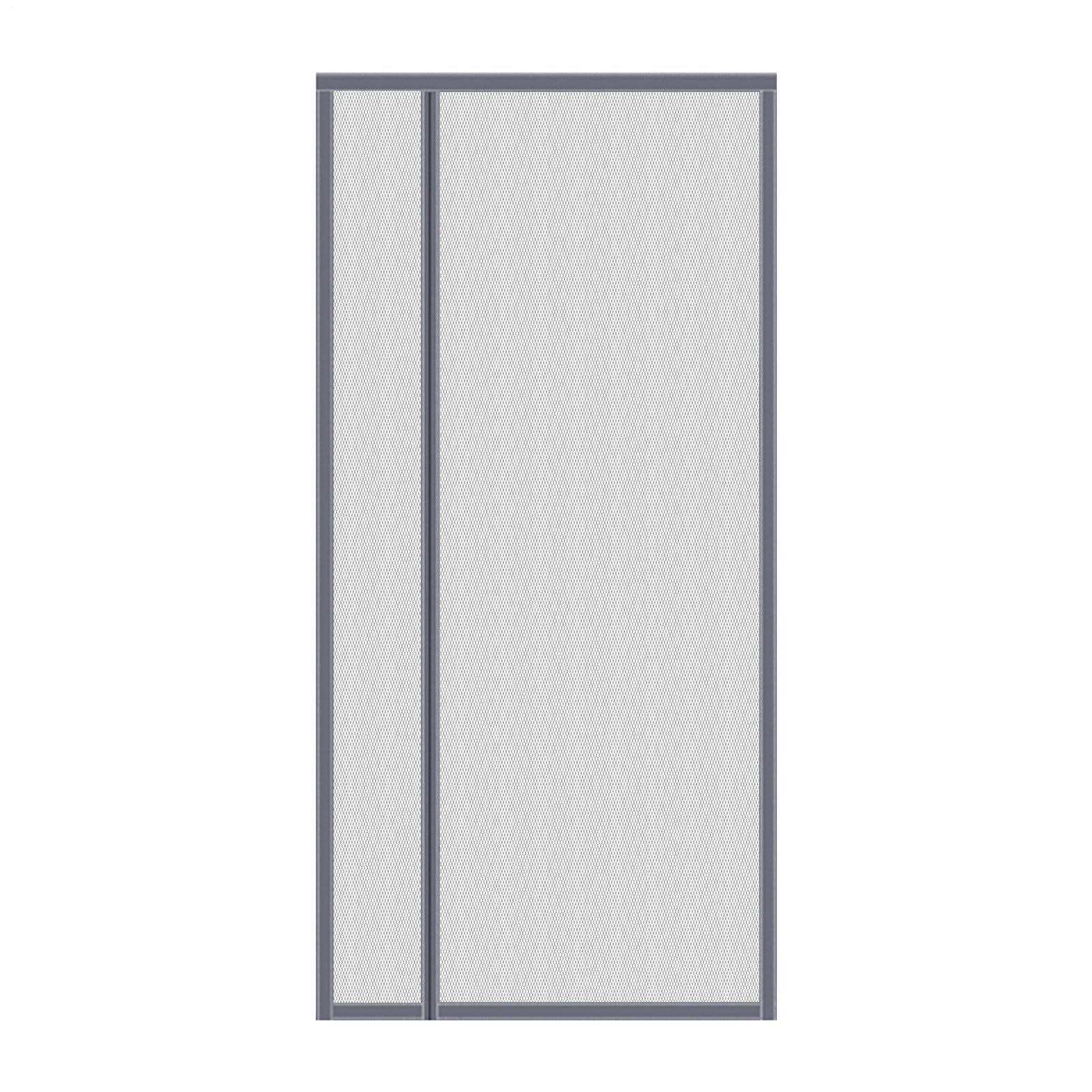 Moustiquaire de porte pour maison et appartement avec fermeture aimantée