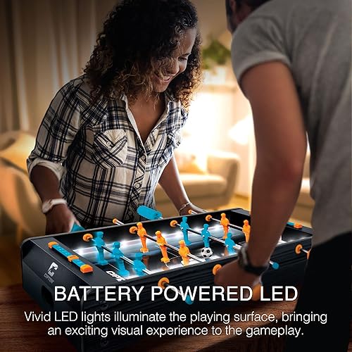 Miniatura 2 de Cipton Juegos de mesa pequeños para niños, mesa de billar, mesa de hockey de aire, mesa de futbolín de fútbol, perfecta para juegos en interiores y