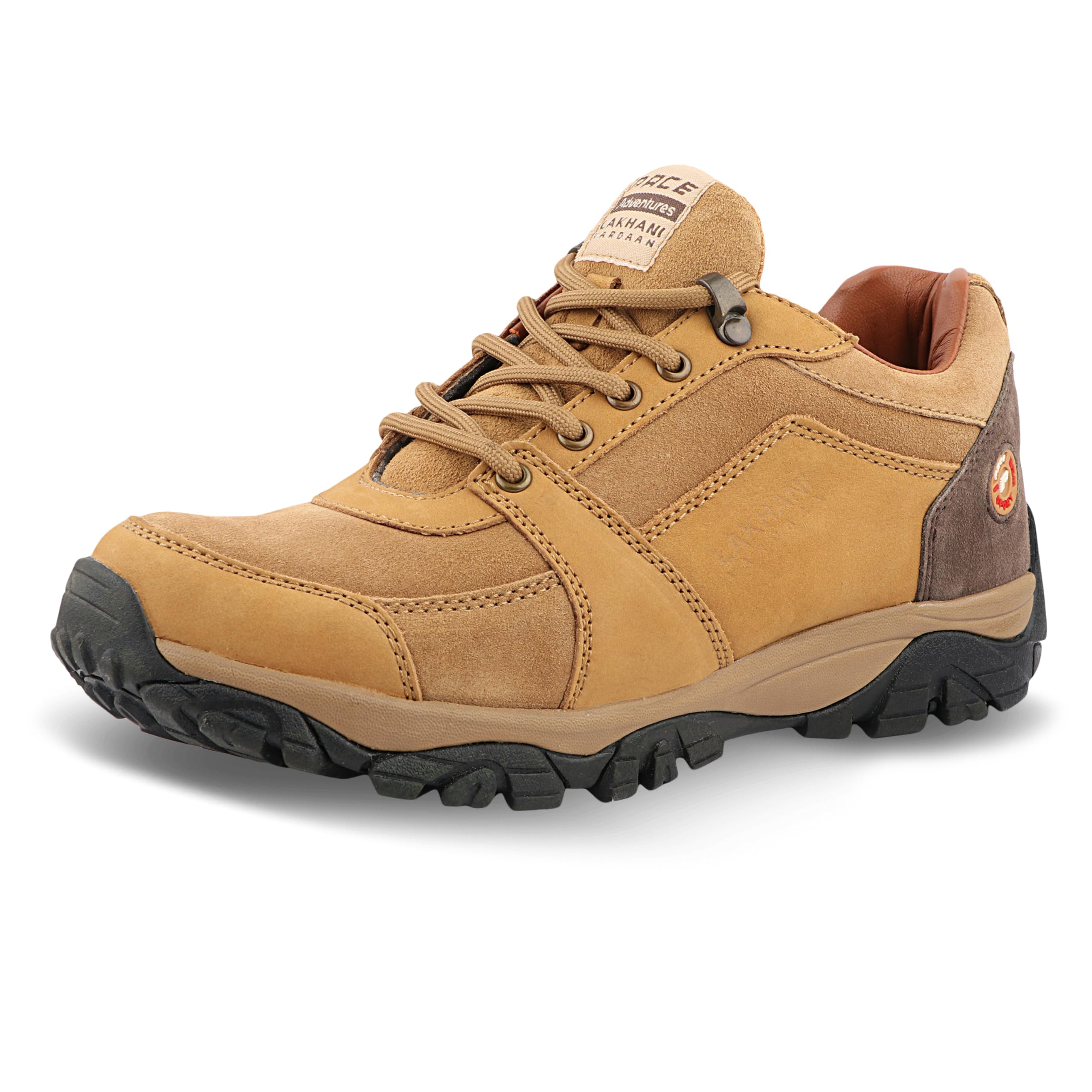 FLYO by Lakhani Vardaan Adventure Series Hiking & Trekking Shoes with Anti-Skid Rubber (Camel, UK Footwear Size System, Adult, Men, Numeric, Medium, 8) (B0DBLP9WMG) Amazon Price History, Amazon Price Tracker